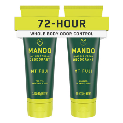 Mando Whole Body Deodorant Cream for Men front view packaging