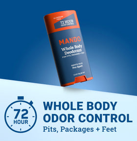 Mando Whole Body Deodorant cream texture close-up
