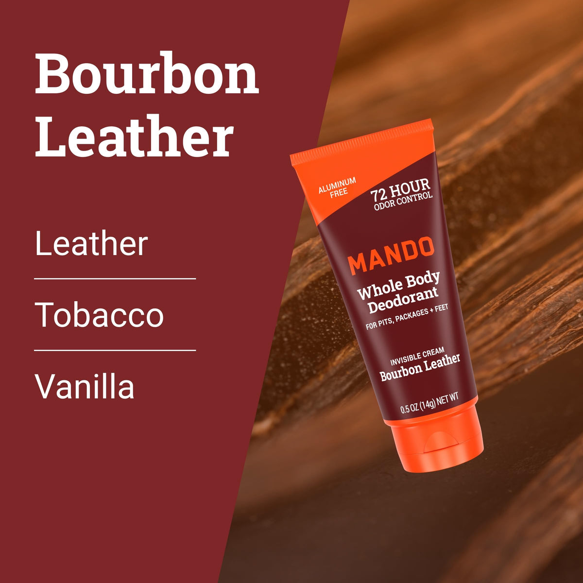 Mando Whole Body Deodorant cream texture close-up