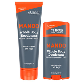 Mando Whole Body Deodorant Cream Tube - Mt Fuji front view