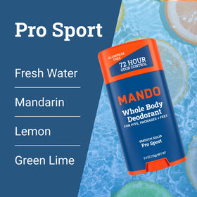 Mando Whole Body Deodorant for Men 2 pack back view