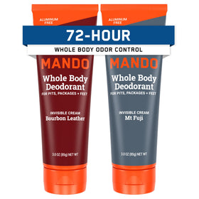 Mando Whole Body Deodorant for Men 3 oz tube front view