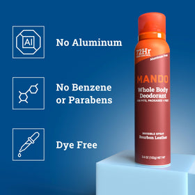 Mando Whole Body Deodorant for Men Bourbon scent close-up