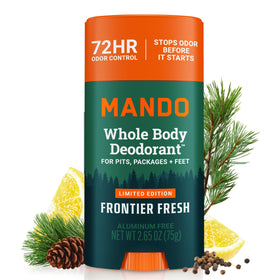 Mando Whole Body Deodorant for Men - Frontier Fresh front view