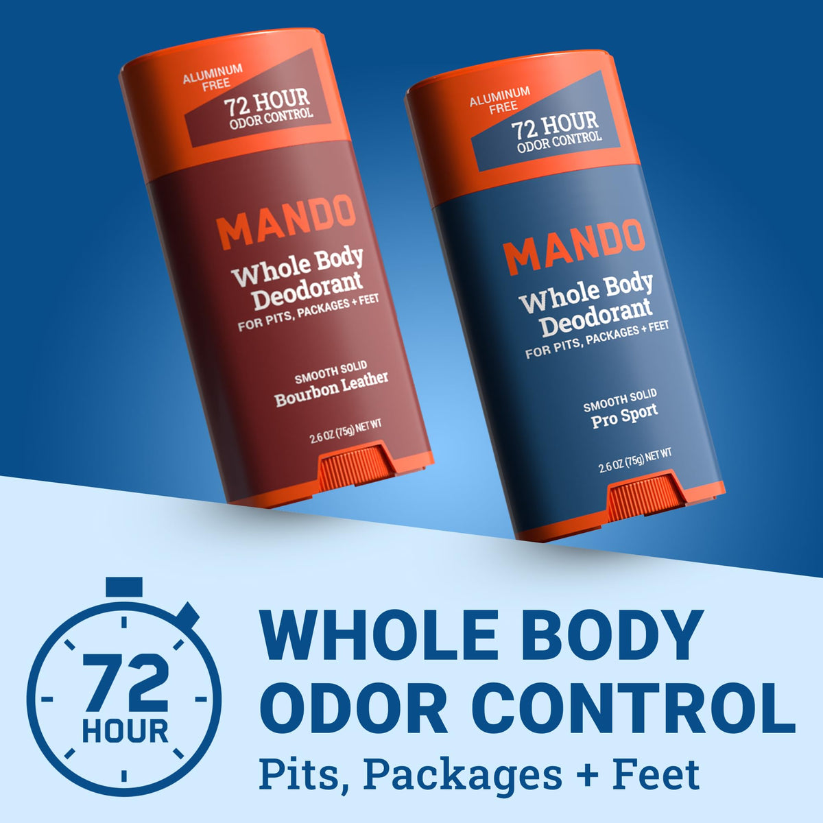 Mando Whole Body Deodorant for Men packaging side view
