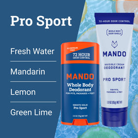 Mando Whole Body Deodorant lifestyle scene