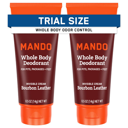 Mando Whole Body Deodorant mini cream tube front view