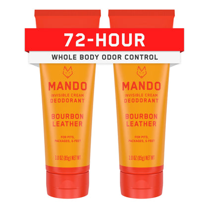 Mando Whole Body Men Deodorant Cream 3 oz Tube front view