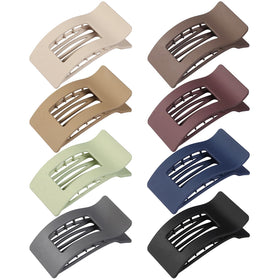 Mandydov Large Flat Hair Clips set in neutral tones