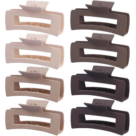 Mandydov Large Hair Claw Clip in matte finish, front view