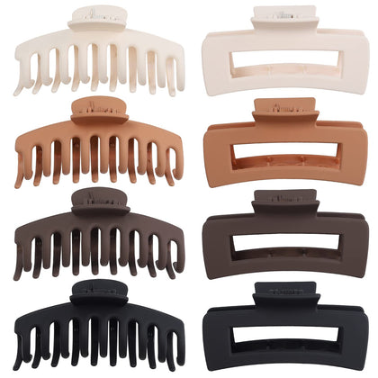 Mandydov Large Hair Claw Clips assorted colours front view