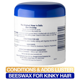 Mane 'n Tail Hair Dressing 5.5oz application on curly hair