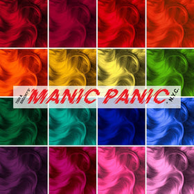 MANIC PANIC Blue Lightning Hair Bleach Kit instructions sheet
