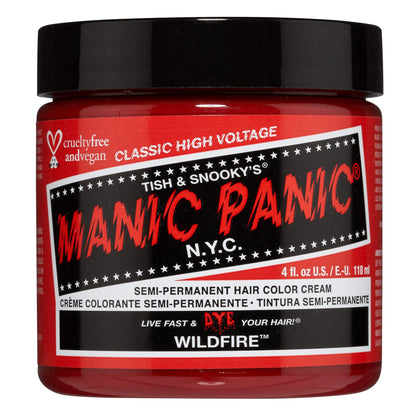 MANIC PANIC Classic Wildfire Semi Permanent Hair Colour 4oz front view