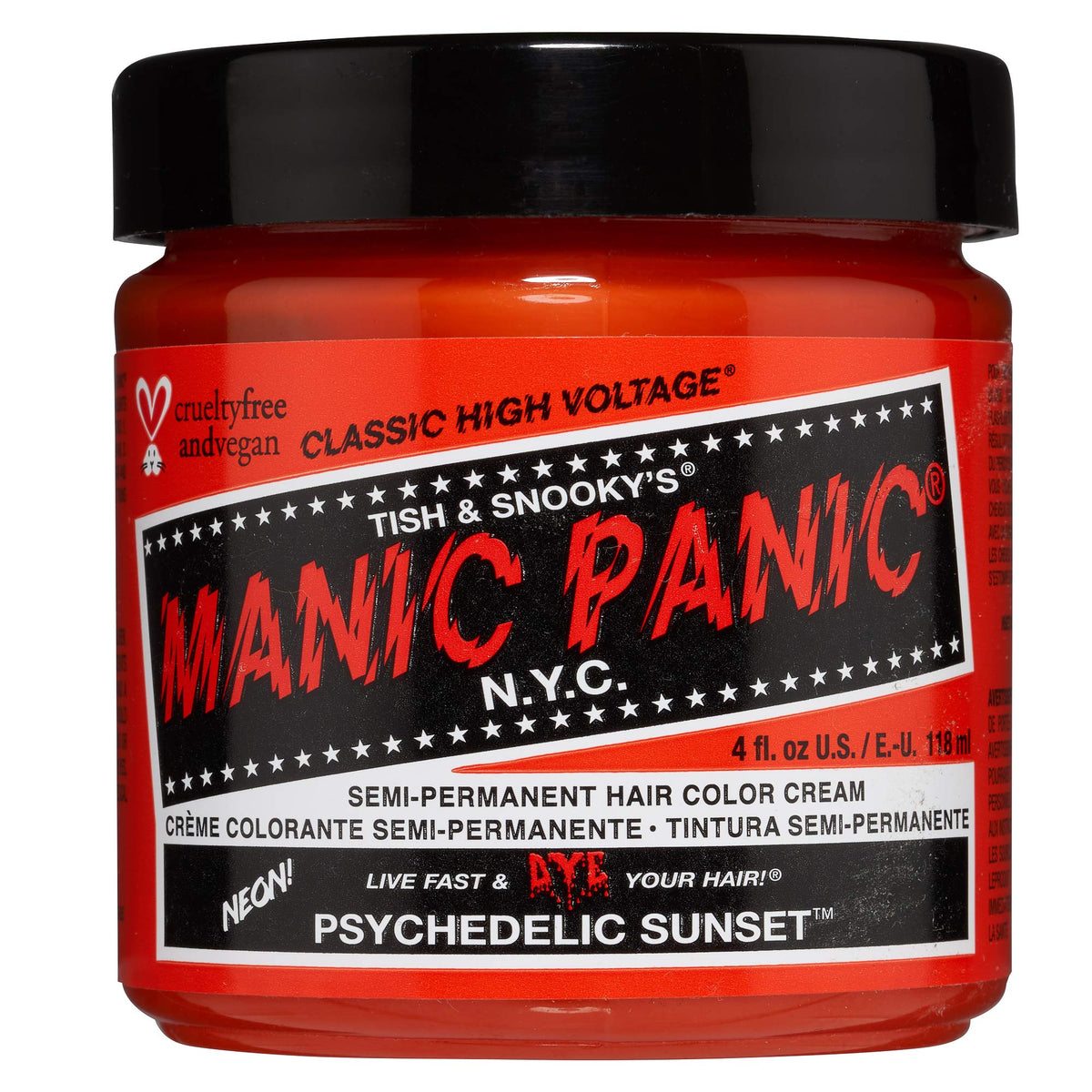 MANIC PANIC Psychedelic Sunset Hair Colour 4oz front view