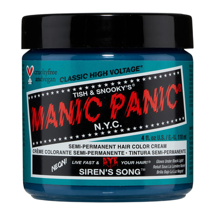MANIC PANIC Siren's Song Semi Permanent Hair Colour 4oz front view