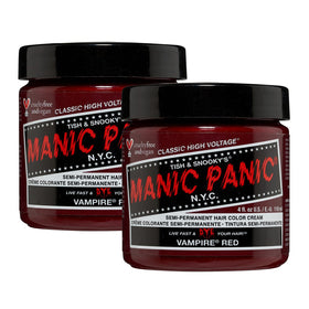 MANIC PANIC Vampire Red Semi Permanent Hair Colour 4oz front view