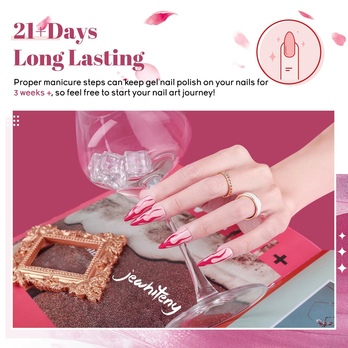 Manicure tools from JEWHITENY Gel Nail Kit