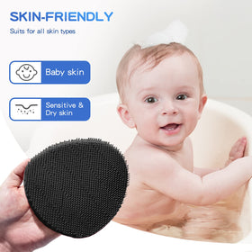 Manmihealth Soft Silicone Shower Brush packaging