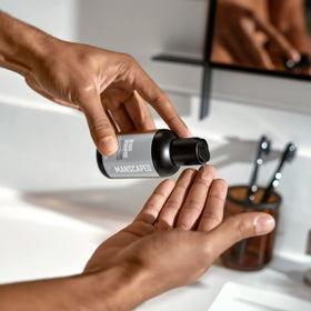 MANSCAPED beard conditioner with pump dispenser