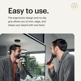 MANSCAPED The Beard Hedger PLUS with USB-C charging cable