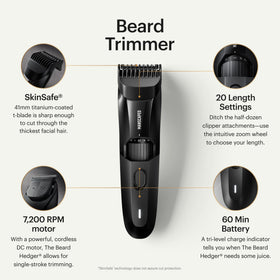 MANSCAPED The Beard Hedger side view showing T-blade