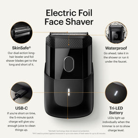 MANSCAPED The Handyman Compact Face Shaver side view