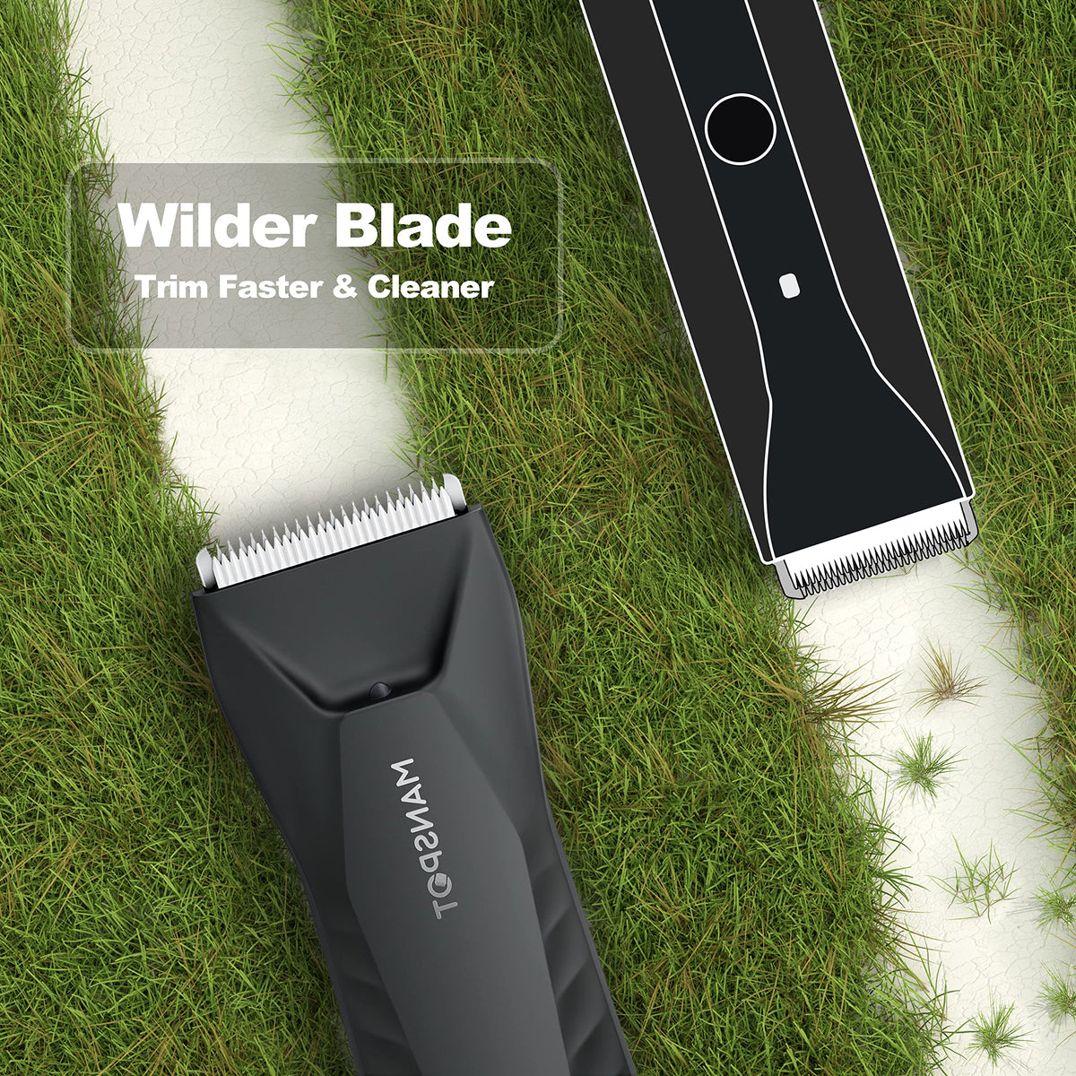 MANSPOT Manscape Trimmer packaging display