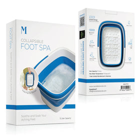 Mantello Foot Bath in use with feet submerged in water