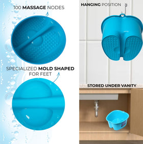 Mantello Foot Bath showing high walls and sturdy design