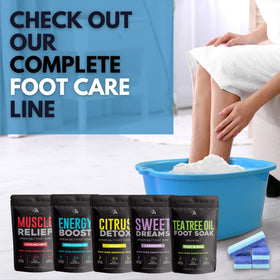 Mantello Foot Bath with essential oils and bath bombs