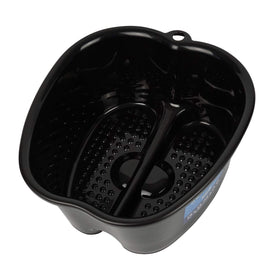 Mantello Foot Soaking Tub displayed with essential oils