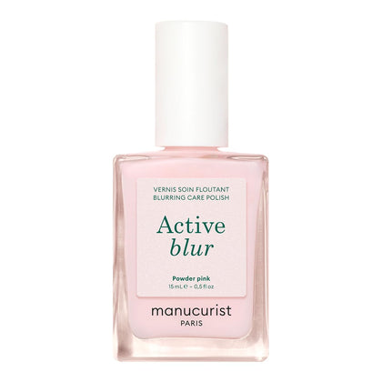 Manucurist Active Blur Powder Pink Matte Nail Polish front view