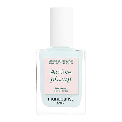 Manucurist Active Plump Aqua Glazed Nail Polish 15ml front view