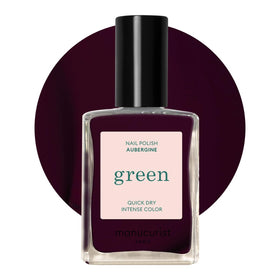 Manucurist Green Aubergine Nail Polish 60g front view