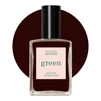 Manucurist Green Hollyhock Nail Polish front view