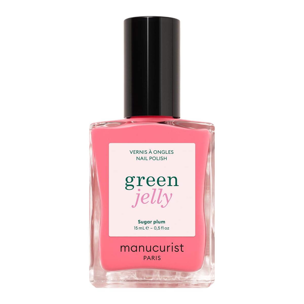Manucurist Green Jelly Nail Polish Sugar Plum front view