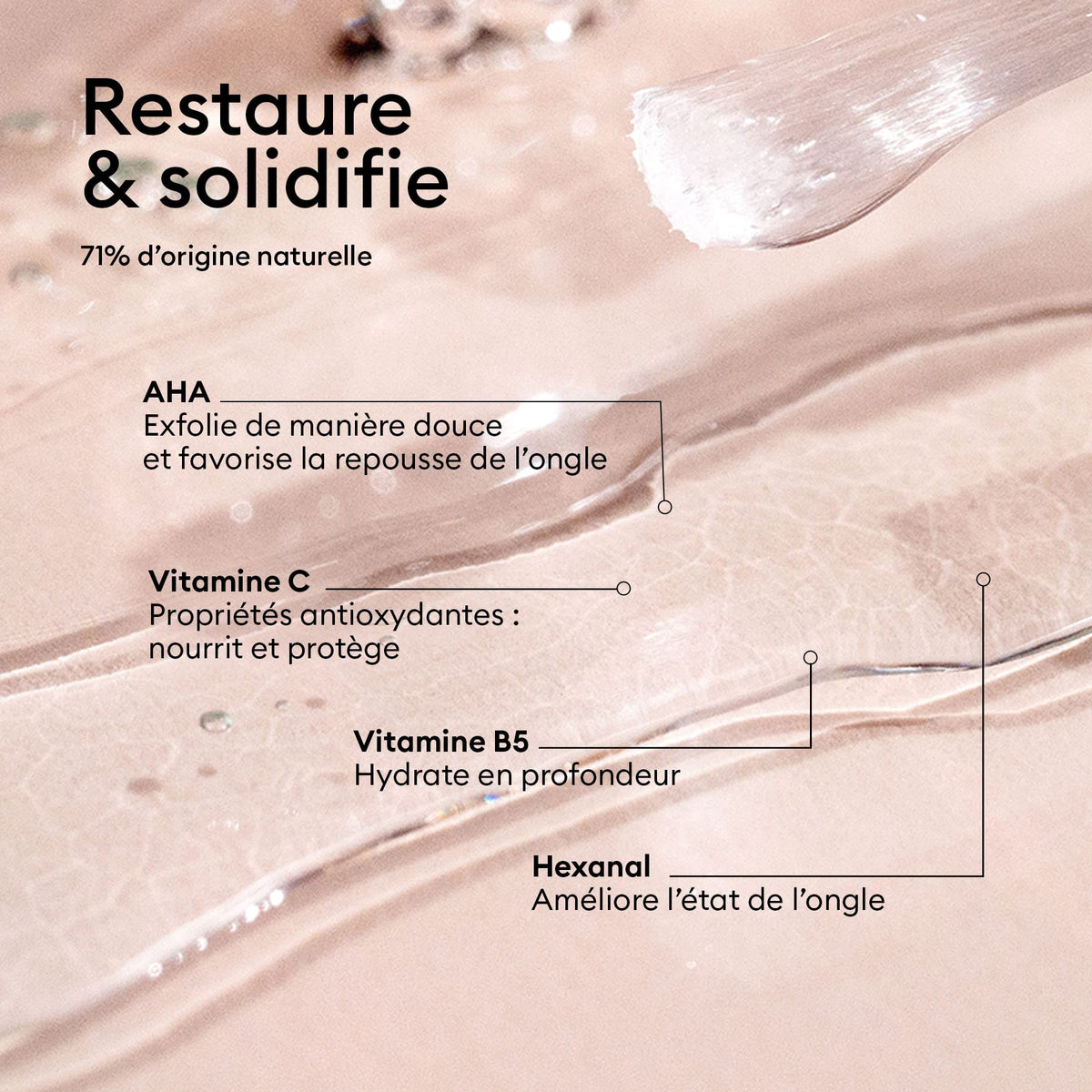 Manucurist S.O.S. Base Coat on a nail care setup