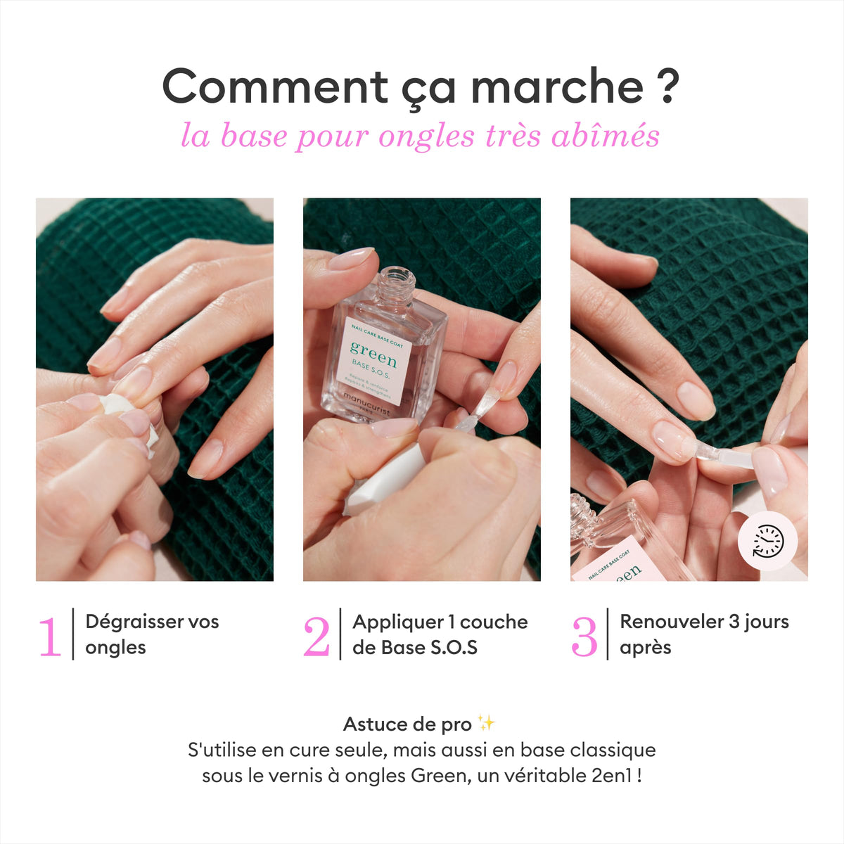 Manucurist S.O.S. Base Coat packaging details