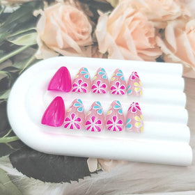 MAOTTIE Almond Fake Nails assorted sizes and jelly glue stickers