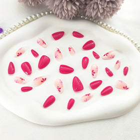 MAOTTIE Almond Press On Nails displayed in packaging