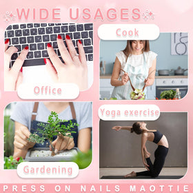 MAOTTIE Cat Eye Press On Nails in various styles
