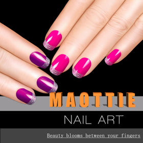 MAOTTIE Short Almond Press On Nails in various sizes