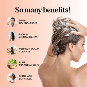 Maple Holistics Biotin & Batana Oil Shampoo back view