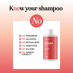 Maple Holistics Biotin & Batana Oil Shampoo side view