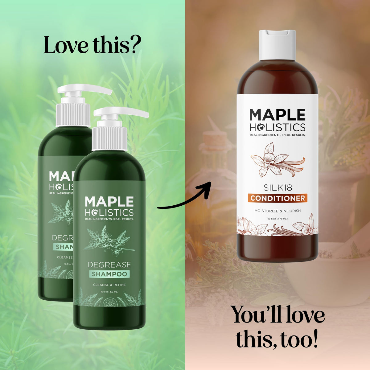 Maple Holistics Clarifying Shampoo 2 Pack on shelf