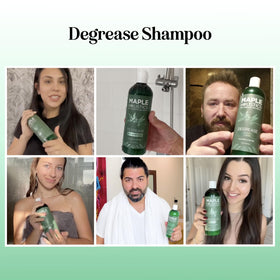 Maple Holistics Clarifying Shampoo bottle with rosemary oil