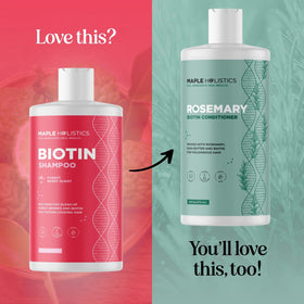 Maple Holistics Fruity Biotin Shampoo with pomegranate and strawberry
