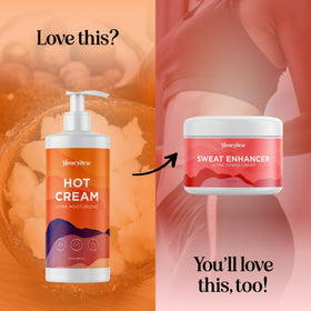 Maple Holistics Hot Cream Sweat support in a bathroom setting