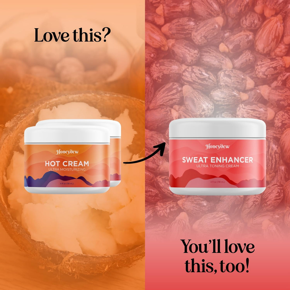 Maple Holistics Hot Cream with natural oils background